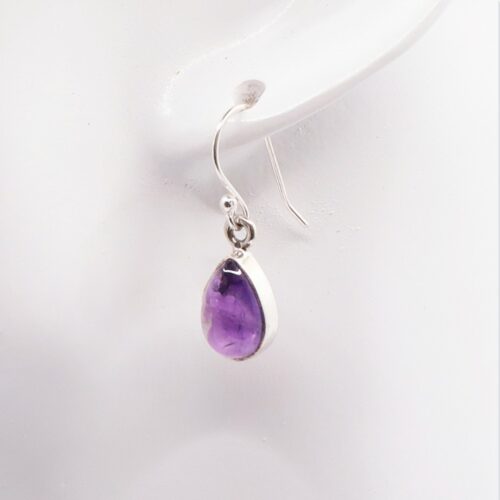 Boucle d'oreille Amethyste Argent 925
