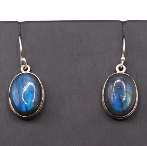 Boucle d'oreille Labradorite Argent 925 – Image 2
