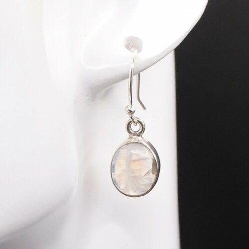 Boucle d'oreille Péristérite Argent 925