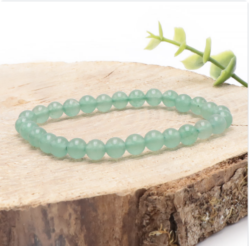 Bracelet Aventurine Verte Boules 8 mm