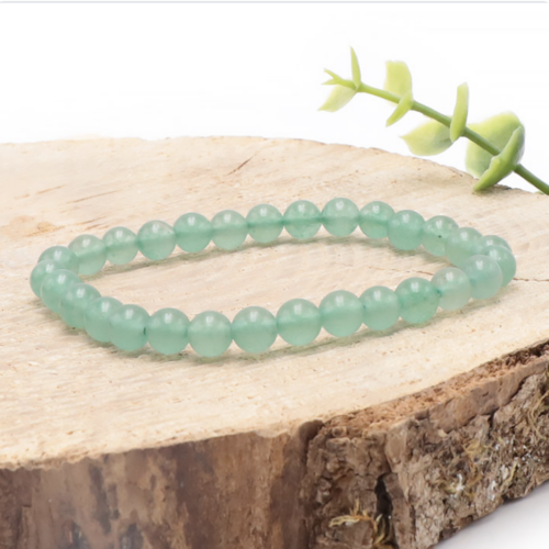 Bracelet Aventurine Verte Boules 8 mm