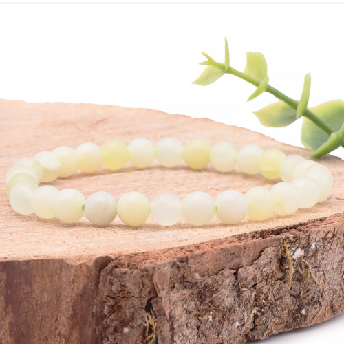 Bracelet Jade de Chine Boules 6 mm