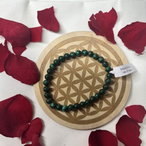 Bracelet Malachite Boules 8 mm