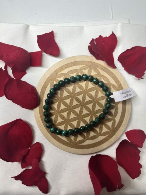 Bracelet Malachite Boules 8 mm
