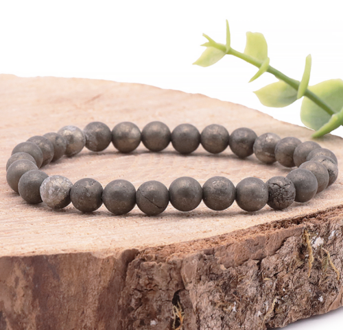 Bracelet Pyrite Boules 6 mm