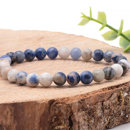 Bracelet Sodalite Boules 6 mm
