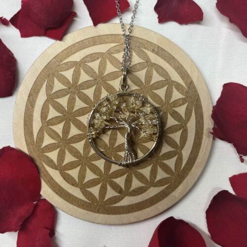 Pendentif Citrine Chauffée