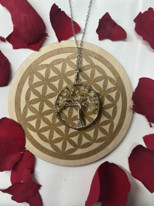 Pendentif Citrine Chauffée