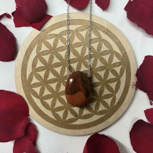 Pendentif Jaspe Rouge