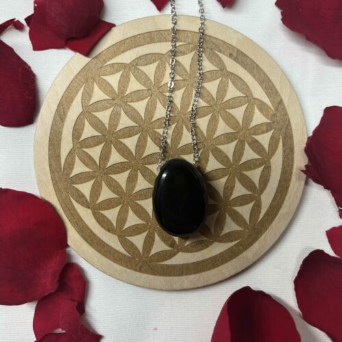 Pendentif Obsidienne Noire