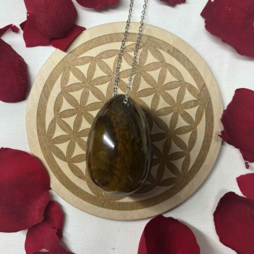 Pendentif Oeil de Tigre