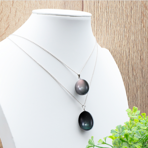 Pendentif Obsidienne Oeil Céleste
