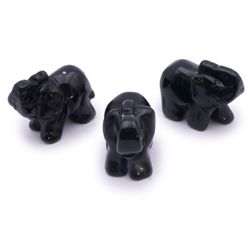 Elephant Obsidienne Noire