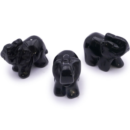 Elephant Obsidienne Noire