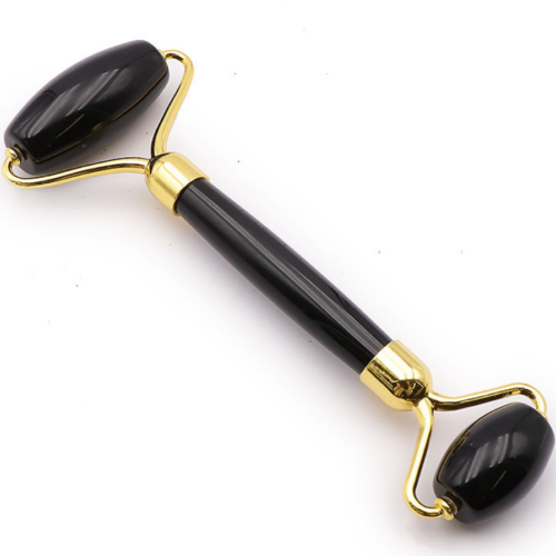 Rouleau de massage Obsidienne Noire