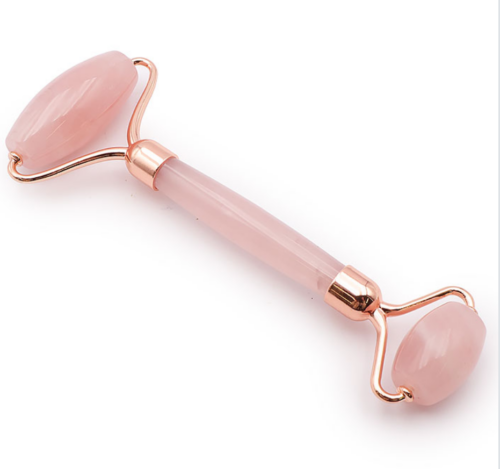 Rouleau de massage Quartz Rose