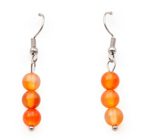 Boucle d'oreille Cornaline – Image 2