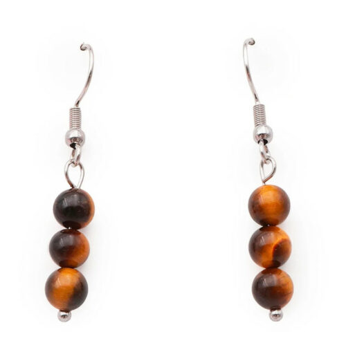 Boucle d'oreille Oeil de Tigre – Image 2