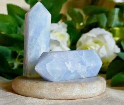 Pointe Polie Calcite Bleue
