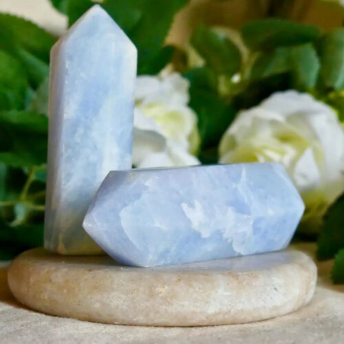 Pointe Polie Calcite Bleue